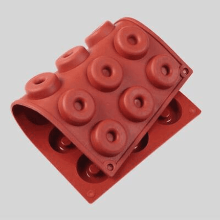 18 Cavity Mini Donut Doughnut Chocolate Pan Tray Silicone Mold Baking Cake Mould - Aimall