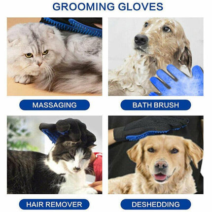 Pet Dog Cat Massage Hair Removal Grooming Comb Touch Cleaning Brush Magic Glove - Aimall