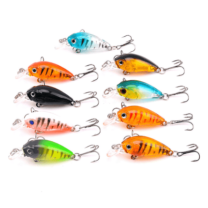 9X Fishing Lures Bream Bass Trout Redfin Perch Cod Flathead Whiting Tackle 4.5cm - Aimall