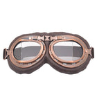 Vintage Pilot Motorcycle Racing Goggles Aviator Retro ATV UTV Dirt Bike Eyewear - Aimall