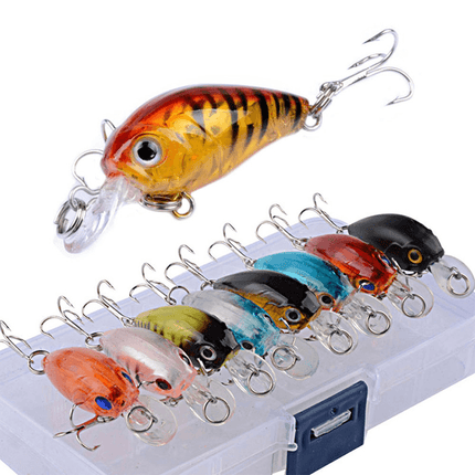 9X Fishing Lures Bream Bass Trout Redfin Perch Cod Flathead Whiting Tackle 4.5cm - Aimall