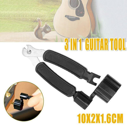3-in-1 Pin Guitar String Tool Puller Winder and Cutter Acoustic Guitar Tool AU - Aimall