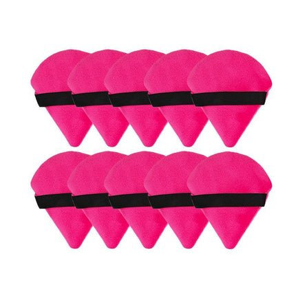 1/10X Cosmetic Puff Triangle Make Up Tool MakeUp Cotton Sponge Powder Puffs Mini - Aimall
