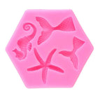 Mermaid Tail Sea Shell Silicone Cake Fondant Sugarcraft Mould Chocolate Mold AU - Aimall