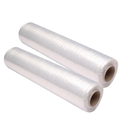 1-8PCS Stretch Film Clear Hand Use 500mm x 400m 20UM Pallet Shrink Wrap - Aimall