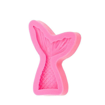 Mermaid Tail Sea Shell Silicone Cake Fondant Sugarcraft Mould Chocolate Mold AU - Aimall