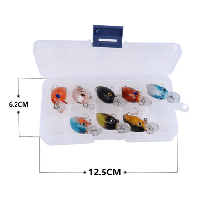 9X Fishing Lures Bream Bass Trout Redfin Perch Cod Flathead Whiting Tackle 4.5cm - Aimall