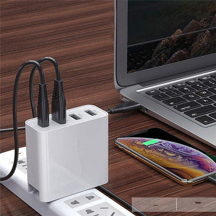 48W QUALCOMM QC3.0 4 PORT TYPE C FAST WALL CHARGER PLUG Adapter AU STOCK - Aimall