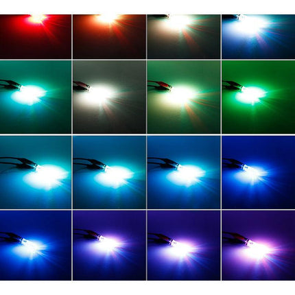 4 X T10 Remote RGB LED Parker Number Plate Interior Dash Car Light Bulbs Holden - Aimall