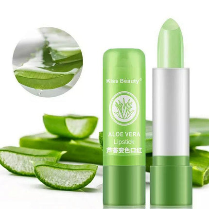 Aloe Vera Lip Colour Changing Lipstick Long Lasting Moisturizing Natural Balm AU - Aimall