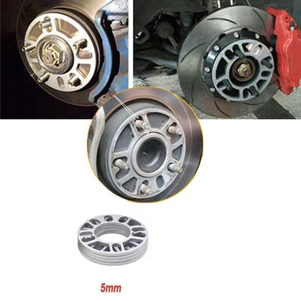 4x 5MM Alloy Aluminum Wheel Spacer Shims Universal 4/5 Stud For 5x114.3 5x120 AU - Aimall