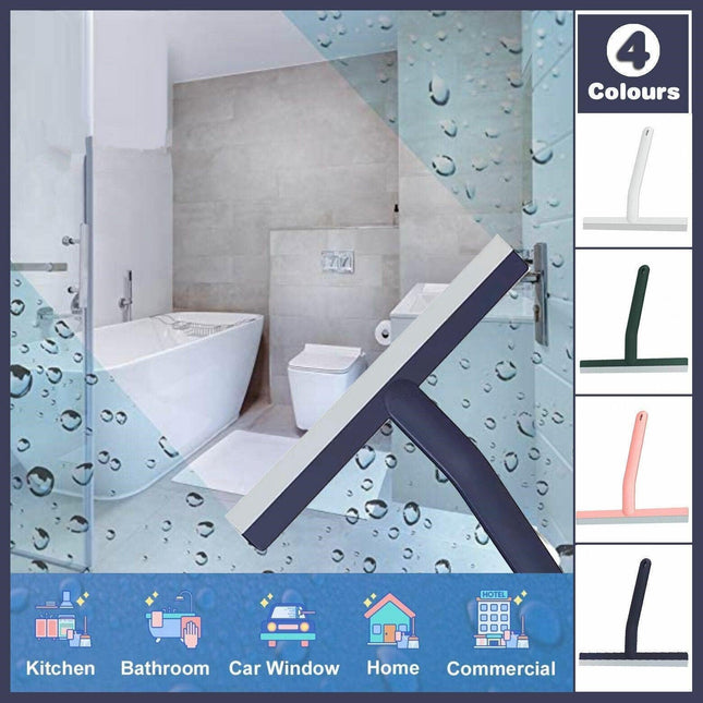 Shower Squeegee Bathroom Mirror Window Brush Cleaning Wiper Home Cleaner Tool AU - Aimall
