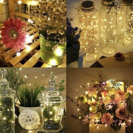 5M 10M 20M USB Powered Copper Wire String Fairy Lights Xmas Wedding Party Home - Aimall