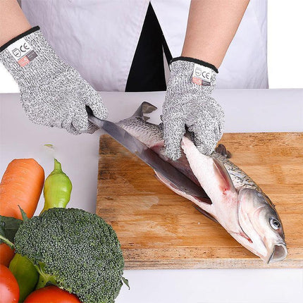 Safety Stainless Steel Cut Proof Stab Resistant Wire Metal Mesh Butcher Glove OZ - Aimall
