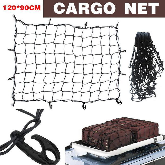 Car Roof Top Rack Basket Luggage Bungee Net Cargo Mesh Carrier Cover Storage AU - Aimall