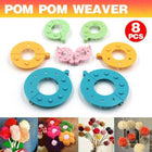 8Pcs Pompom Maker Kit 3.5/5.5/7/9cm 4 Sizes Knitting L-oom DIY Pom Pom Maker AU - Aimall