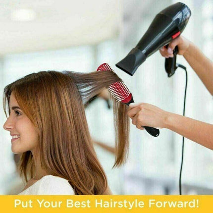 New Hair Styling Brush Classic D3 Medium (9 row) Comb Styling Hairbrush AU HOT - Aimall