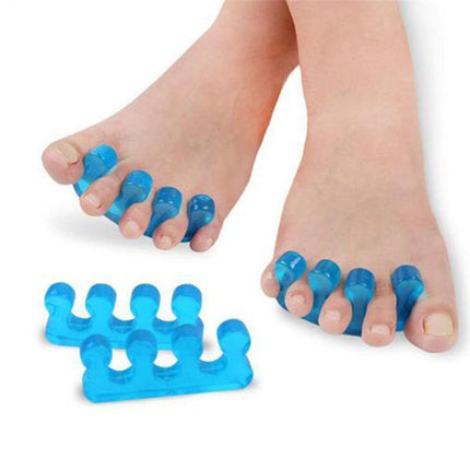 Reusable Soft Silicon Toe Finger Separator Nail Art Pedicure Polish Tool AU - Aimall