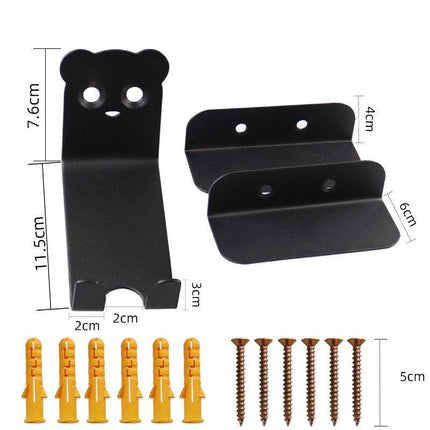Bike Rack Pedal Hook Wall Mount Hanger Wheel Holder Display Storage Brackets MTB - Aimall