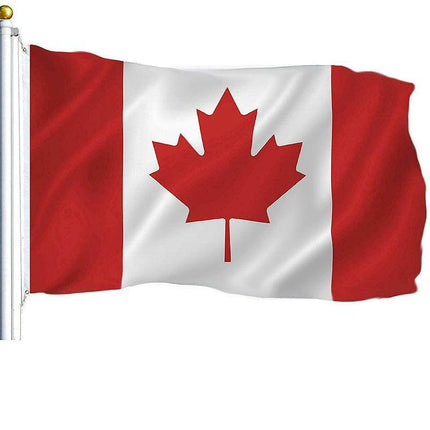 Large Canadian Canada Flag CAN Heavy Duty Outdoor 90 X 150 CM - 3ft x 5ft AU - Aimall