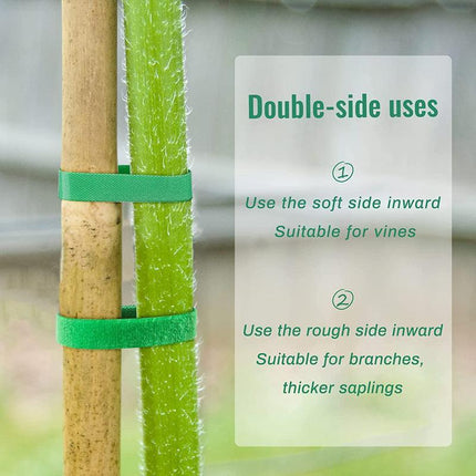 3 Rolls Nylon Tie Tape Plant Ties Supports Bamboo Cane Wrap Support Garden AU - Aimall