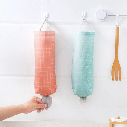 Plastic Bag Bags Hanger Organizer Storage Kitchen Trash Garbage Dispenser Holder - Aimall