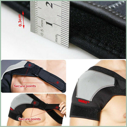 AOLIKES Shoulder Brace Rotator Cuff Pain Relief Support Therapy Belt Sleeve AU - Aimall
