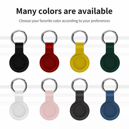 For Apple AirTag Silicone Case Protective Cover Pet Key Location Tracker Air Tag - Aimall