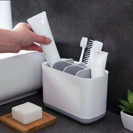 Electric Toothbrush Holder Bathroom Caddy Storage Large Multifunction Organizer - Aimall