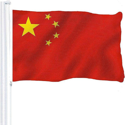 Large Chinese China Flag CN Heavy Duty Outdoor 90 X 150 CM - 3ft x 5ft AUStock - Aimall