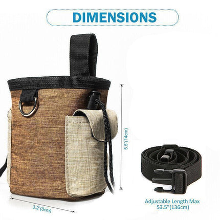 Puppy Pet Dog Obedience Training Treat Bag Feed Pouch Garbage Collection Bag AU - Aimall