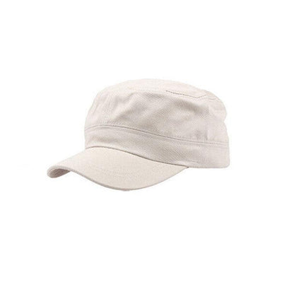 Army Plain Hat Classic Cadet Field Military Cap Style Patrol Baseball Adjustable - Aimall