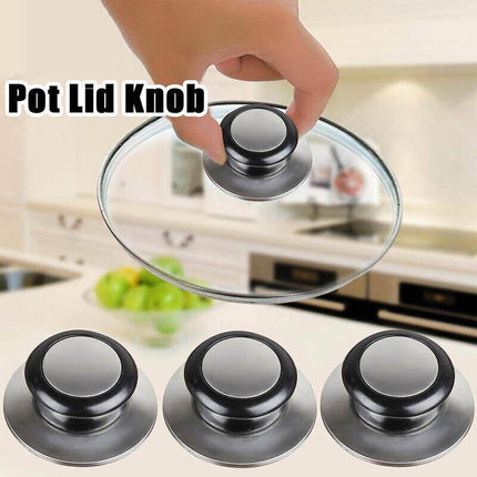 2PCS Kitchen Cookware Pot Saucepan Replacement Pan Lid Hand Grip Knob Handle Set - Aimall