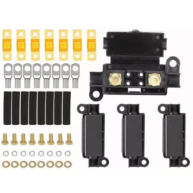40A MIDI FUSE KIT 4 ANS Holder 7 x 40 AMP Fuses to Suit Redarc BCDC Dual Battery - Aimall