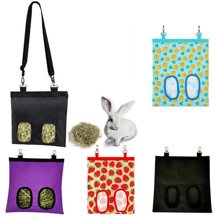 Hay Bag Guinea Pig Rabbit Feeding Bag Animal Hay Feeder Bag Hanging Feeder AU - Aimall