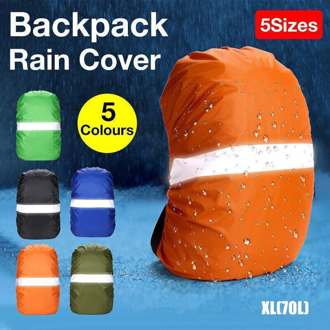 Outdoor Foldable Backpack WaterProof Rain Cover Rucksack Camping Travel Bag AU - Aimall