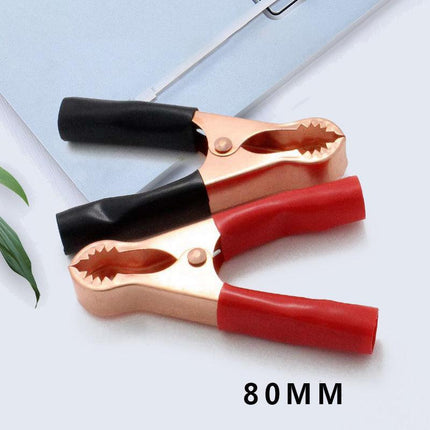 2/4/6Pairs Car Battery Tongs Cable Alligator Electrical Measured Clip Clamp Tool - Aimall