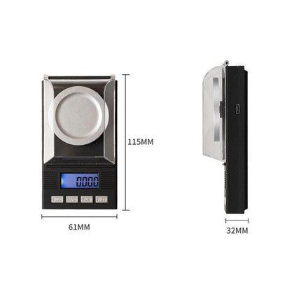 50g/0.001g Digital Milligram Scale High Precision Jewelry Balance Powder Scale - Aimall