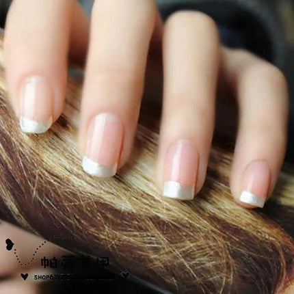 French Tip Nail Decoration Strip Sticker Stencil Guides Manicure Art AU STOCK - Aimall