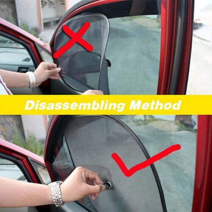 2 Pack Car Suv Sun Shade Side Rear Window Visor Covers Child Anti Uv Protector - Aimall