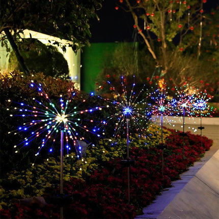 2X Fireworks LED Fairy String Lights Starburst Solar Xmas Garden Night Lamp AU - Aimall