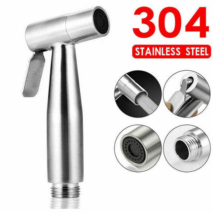 Hand Sprayer Kit Bidet Douche Toilet Spray Shattaf Shower Head Hose Diverter AU - Aimall