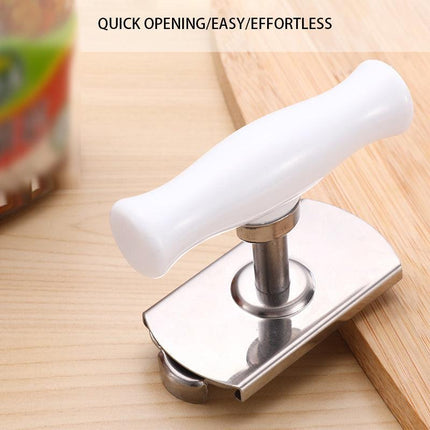 Stainless Steel Adjustable Twist Jar Opener Spiral Can Seal Lid Cap Remover AUS - Aimall
