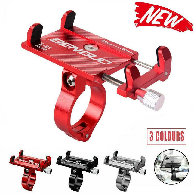 Mobile Phone Holder Bicycle Handlebar Aluminium alloy For Bike Motorcycle Stock - Aimall