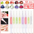 12 PCS Nail Cuticle Oil Pen Set Gel Nail Oil Care Treatment Manicure Repair Pen - Aimall