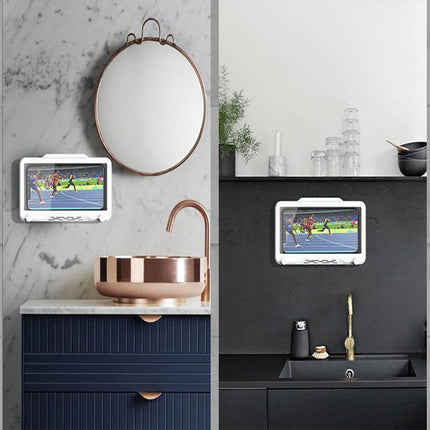 Universal Waterproof Phone Case Bathroom Shower Phone Holder Wall Mounted AU - Aimall