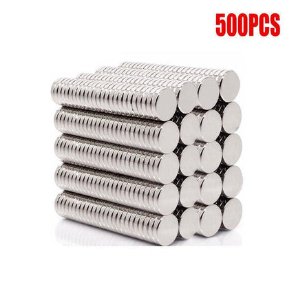 Up to 500pcs Rare Earth Strong Magnet Disc Round Cylinder Neodymium N50 10 x 2mm - Aimall