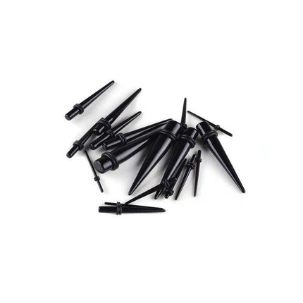 36pcs Ear Stretching Kit Plug Set Stretch Ear Taper Stretcher Expander Tapers AU - Aimall