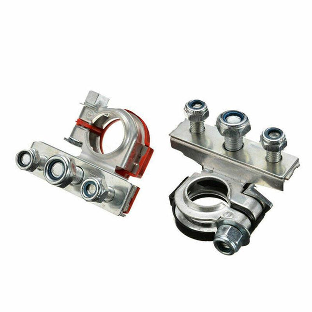2Pcs 12V Battery Terminals Connectors Clamps 3 Way Kit For Caravan Car Van AU - Aimall