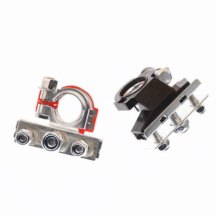 2Pcs 12V Battery Terminals Connectors Clamps 3 Way Kit For Caravan Car Van AU - Aimall